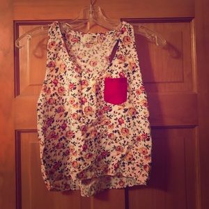Floral crop top